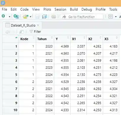 Tampilan Data Hasil Import Excel